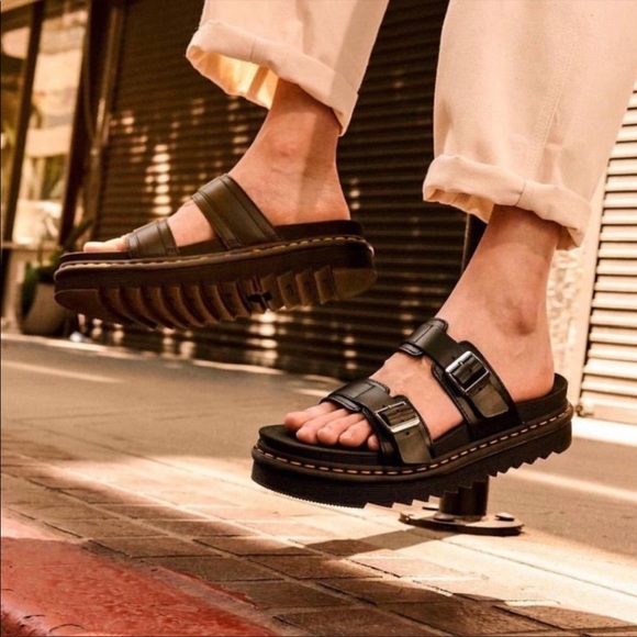Dr Martens Myles Platform Slide Sandals 